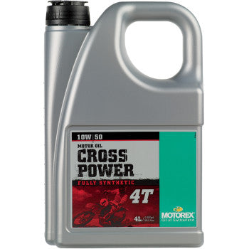 Motorex Cross Power Synthetic 4T Engine Oil 10W‑50 4L Full Synthetic