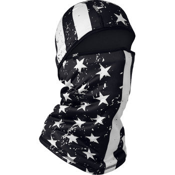 ZAN Headgear SportFlex Fleece Lined Convertible Balaclava Face Mask Choose Design All In One Neck Warmer Soft Warm Stretch 50 UV Protection