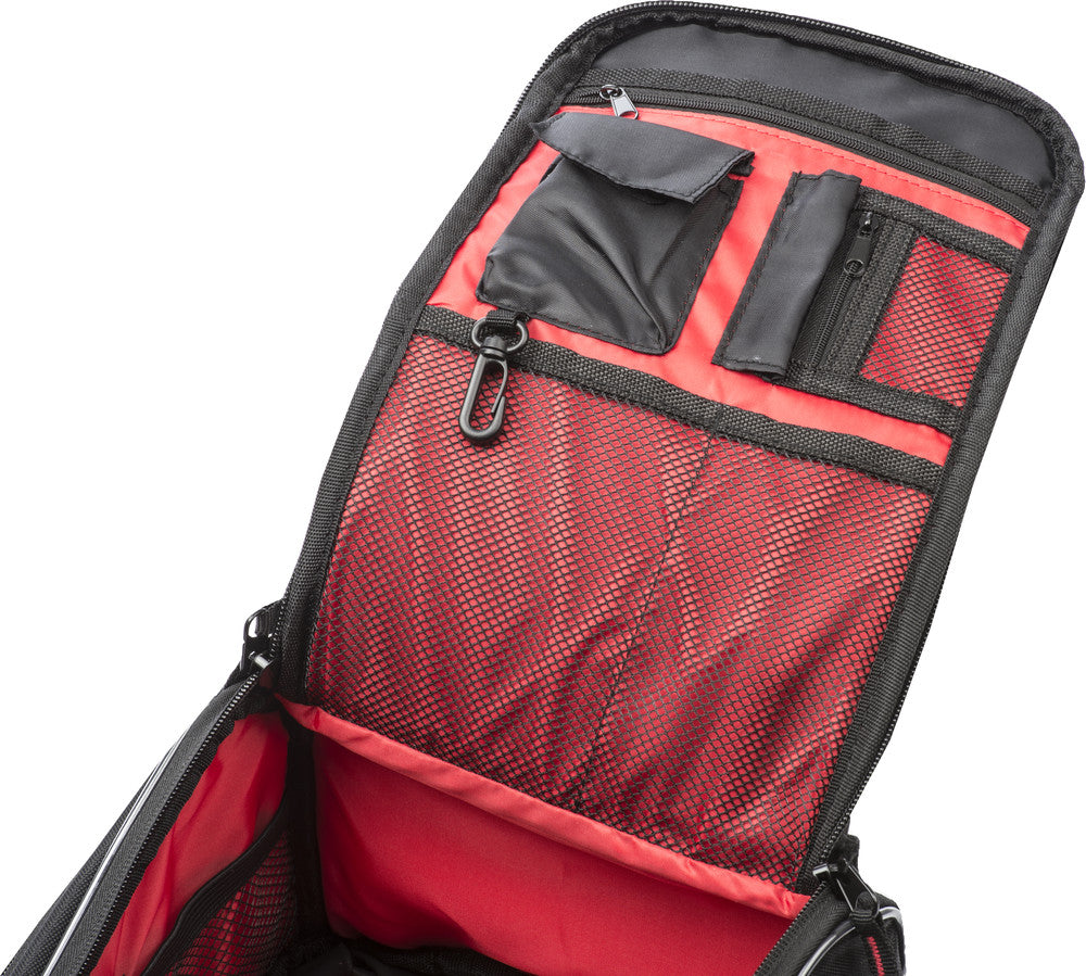 FLY Racing Medium Tank Bag Motorcycle ATV Dual Sport ADV 11L Expandable to 20L Touch Screen Pocket Rain Cover