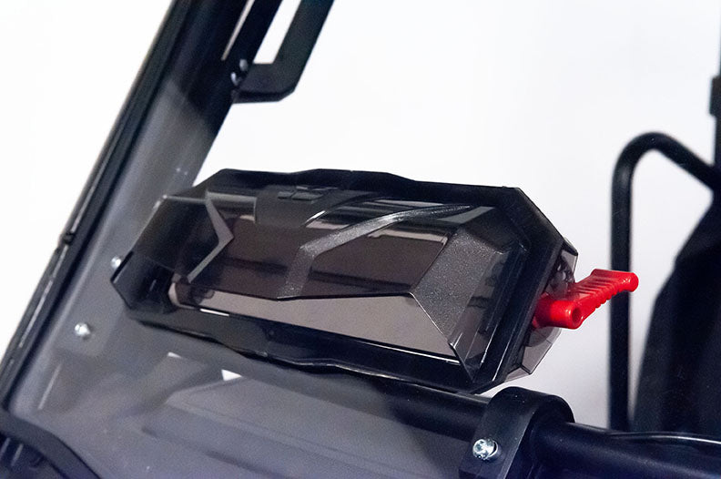 Flip-Up Open Seizmik Vented Windshield (Scratch Resistant Polycarbonate) fits Polaris Midsize 500 570 Size Pro-Fit Ranger