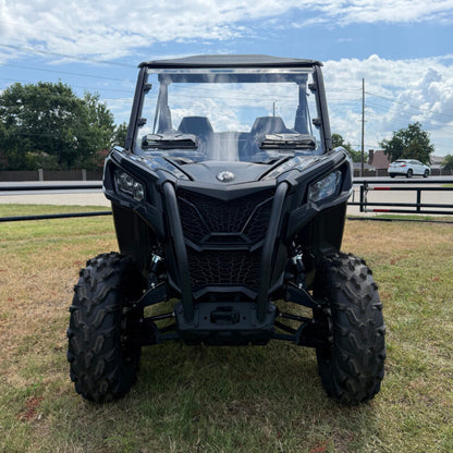 Seizmik Toolless Versa‑Vent Scratch Resistant Windshield – Can‑Am Maverick Trail 2018–2025 | Hard‑Coated Poly, Quick‑Release, Dual Vents