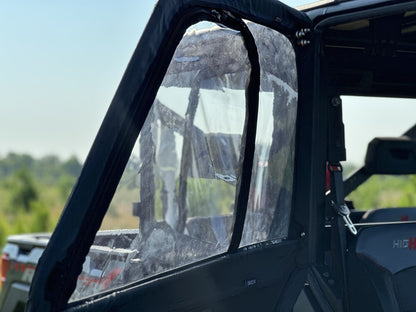 Seizmik 52‑06025KIT Rear Framed Door Kit – Polaris Ranger Crew XP 1000 (2018‑2025) – Heavy‑Duty Steel Frame & PVC Textile – Bolt‑On
