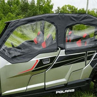 Seizmik Soft Upper Front & Rear Doors with Zipper – Fits Polaris General 4 1000 & XP 4 1000 (2017–2025) – Marine‑Grade Canvas & Aqua‑View Vinyl