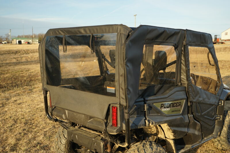 Seizmik Soft Upper Doors, Middle and Rear Windows with Zipper for  Honda Pioneer 1000-5