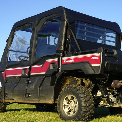 Seizmik Soft Upper Doors with Zipper for Kawasaki Mule Pro FXT 2015-2024