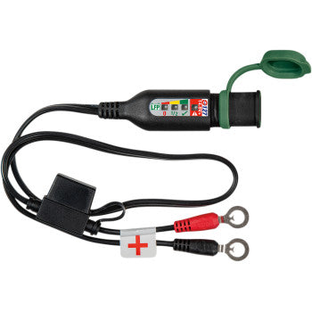 Moose Offroad Lithium Battery Monitor Lead – 3807‑0501 SAE Charger Cord with Status Indicator