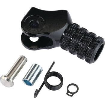 Moose Offroad by Hammerhead knurled shift tip 1602‑1687 hard black 10 mm replacement for CNC shift levers