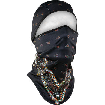 ZAN Headgear SportFlex Convertible Balaclava Face Mask Choose Design All In One Neck Warmer 50 UV Protection Soft Stretch Helmet Friendly
