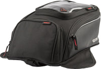 FLY Racing Small Tank Bag Black Motorcycle ATV Dual Sport ADV 7.5L Touch Screen Pocket Rain Cover