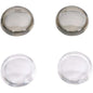Drag Specialties Mini Deuce replacement lens kit clear smoke 2020-0118 flush mount marker light lenses
