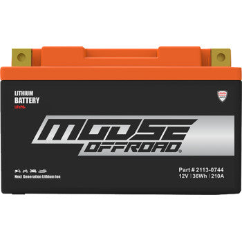 Moose Offroad HUT9B‑FP Lithium LiFePO4 Battery – Ultra‑Light 210A CCA High‑Performance ATV / Street / Off‑Road Battery