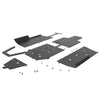 Seizmik UHMW Skid Plate Kit with integrated tree kickers installed on Polaris Ranger XP 1000