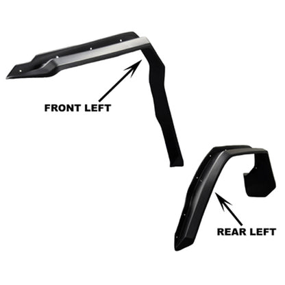 Can‑Am Outlander 500 / 570 / 650 / 850 / 1000 & MAX Overfenders – 2012‑2020 – Direction 2 D2 Fender Flares Mud Guards (Set of 4)