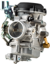 HardDrive 40mm CV carburetor with brass fuel inlet, hoses, and tuning jets