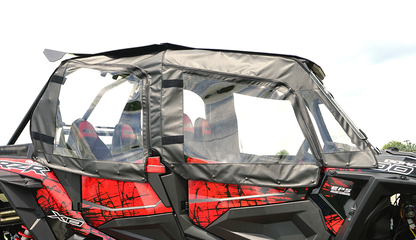 Seizmik Soft Upper Doors – Fits Polaris RZR 4 Models (2021–2024) – Marine‑Grade Canvas & Aqua‑View Vinyl