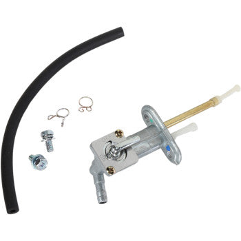 All Balls Petcock Fuel Valve Kit – Kawasaki KLF220 Bayou 1988‑2002 – Includes Fuel Line, Clamps & Viton Gaskets