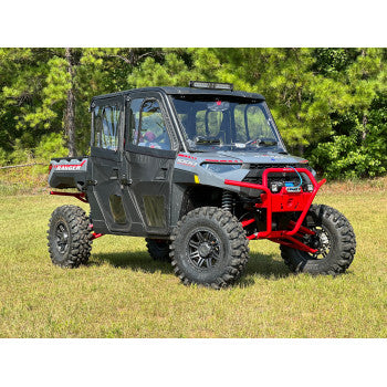 Seizmik 52‑06025KIT Rear Framed Door Kit – Polaris Ranger Crew XP 1000 (2018‑2025) – Heavy‑Duty Steel Frame & PVC Textile – Bolt‑On