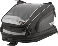 FLY Racing Medium Tank Bag Motorcycle ATV Dual Sport ADV 11L Expandable to 20L Touch Screen Pocket Rain Cover