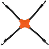 STAPLL Tack Strap 4‑Way Flat Bungee 2‑Pack Orange