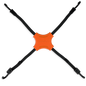 STAPLL Tack Strap 4‑Way Flat Bungee 2‑Pack Orange