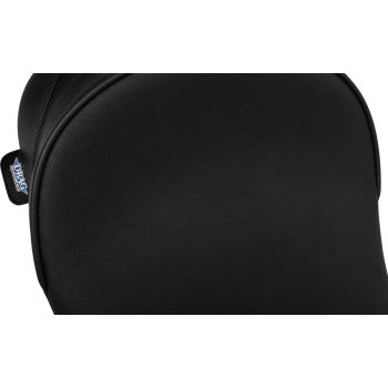 Drag Specialties Solo Front Seat – Smooth – w/ Backrest Option – FL Touring 2008‑2023 – Vinyl – EZ Glide II – Made in USA