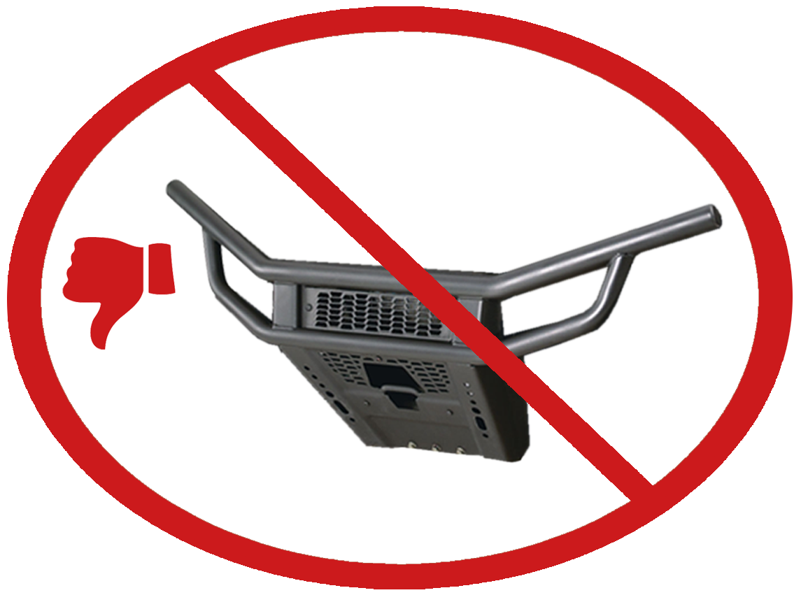 KFI #101345 Winch Mount – Polaris Ranger (570/900/1000/XP/Crew/Pro XD) & Gravely Atlas JSV – USA Made Heavy‑Duty Winch Bracket