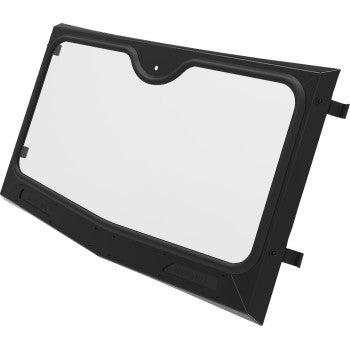 Moose Offroad 2317‑0514 Glass Windshield for Polaris Ranger SP 570 and PRO XD Mid‑Size with powder‑coated frame, rubber gasket seal, and dual sliding vents