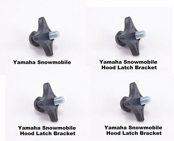 YAMAHA SNOWMOBILE HOOD STRAP POST SET OF 4, 2 PAIR PHAZER VMAX VENTURE