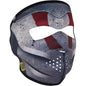 ZAN Headgear Neoprene Full Face Mask Windproof Adult One Size Nylon Bound Edges Hook Loop Closure Helmet Compatible Adventure Street Off Road Choose Design