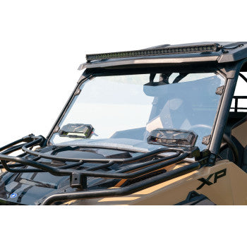 Seizmik 50‑50230KIT Versa‑Vent Windshield for Polaris General 2016‑2025 | Hard‑Coated Polycarbonate | Dual Vents | Fits General & General XP Models