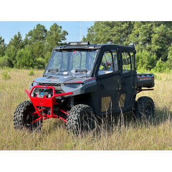 Seizmik 52‑06025KIT Rear Framed Door Kit – Polaris Ranger Crew XP 1000 (2018‑2025) – Heavy‑Duty Steel Frame & PVC Textile – Bolt‑On