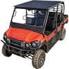 Moose Offroad 2317‑0516 Glass Windshield for Kawasaki Mule PRO‑FX and PRO‑FXT with powder‑coated frame, rubber gasket seal, and dual sliding vents