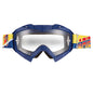 Ariete Adrenaline Adult OTG MX Goggles – Clear Lexan Lens – Offroad ATV Dirt Bike – Multiple Colors