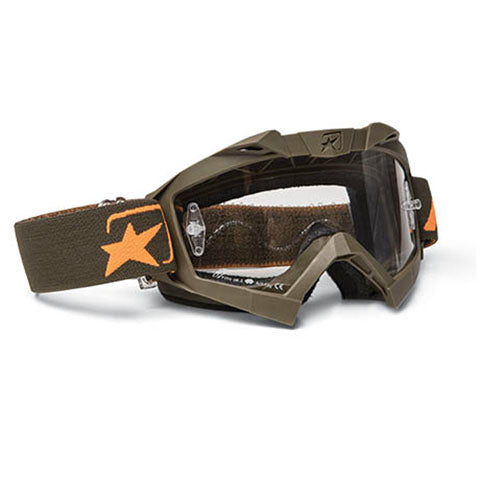Ariete Adrenaline Adult OTG MX Goggles – Clear Lexan Lens – Offroad ATV Dirt Bike – Multiple Colors
