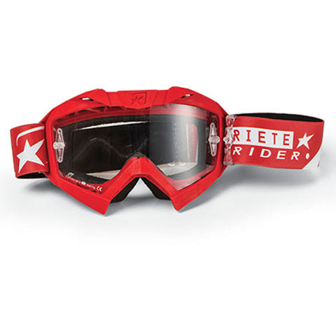 Ariete Adrenaline Adult OTG MX Goggles – Clear Lexan Lens – Offroad ATV Dirt Bike – Multiple Colors
