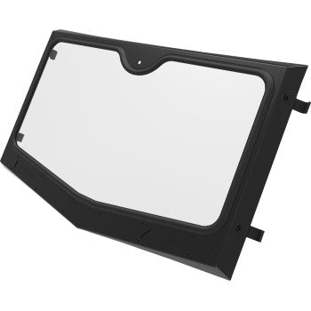 Moose Offroad 2317‑0513 Glass Windshield for Polaris Ranger and PRO XD with powder‑coated frame, rubber gasket seal, and dual sliding vents