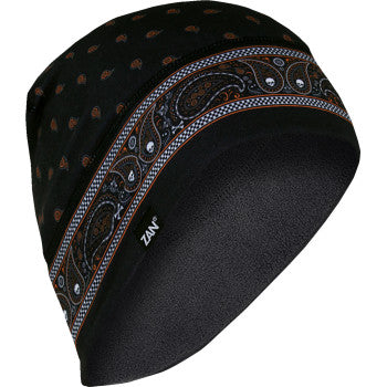 ZAN Headgear SportFlex Fleece Beanie Choose Design Helmet Liner Supersoft 4 Way Stretch UV50 Plus Protection Fits Under Helmets