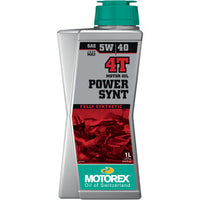 Motorex Power Synt 4T Engine Oil 5W‑40 1L Full Synthetic