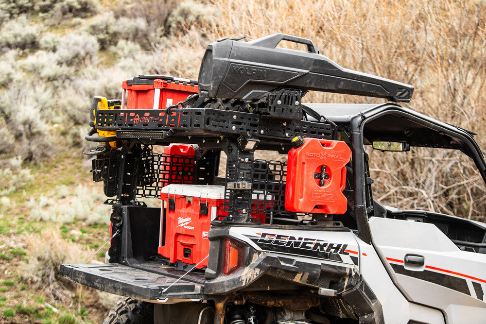 Open Trail Universal UTV Bed Rack – Heavy‑Duty Cargo Rack – Fits Most UTV Models – Easy Install – Compatible with Aftermarket Accessories (457‑5000)
