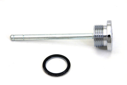 Chrome Transmission Filler Plug & Dipstick – Fits Harley FLST / FXD / FLT / FXST / FXR (1987–2006) – Replaces OEM 37075‑87 – Made in USA