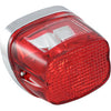 Drag Specialties DS-272024 Taillight Assembly Chrome Housing Red Lens Early 1990 Harley
