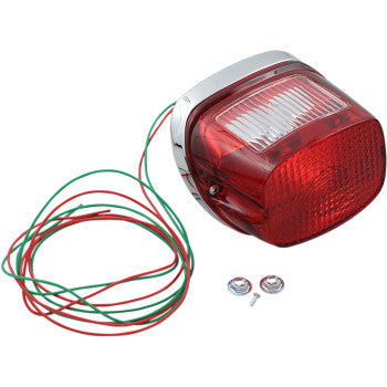 USA Made Chris Products Tail Light Assembly replaces Harley 68008-73A 68007-77A fits 1973-1998 models
