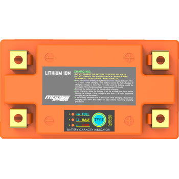 Moose Offroad 3HUTX14AHQ‑FP Lithium LiFePO4 Battery – Quad‑Terminal 280A CCA High‑Performance Street / Off‑Road Battery