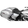 Drag Specialties Smooth Solo Front Seat with Backrest Option for Harley FL Touring 2008‑2023