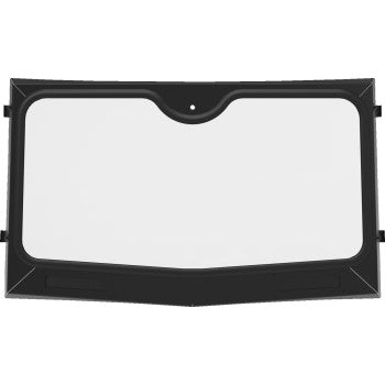 Moose Offroad 2317‑0514 Glass Windshield for Polaris Ranger SP 570 and PRO XD Mid‑Size with powder‑coated frame, rubber gasket seal, and dual sliding vents