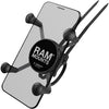 RAM RAP‑274‑1‑UN7 X‑Grip Bicycle Phone Mount Kit with EZ‑On/Off Base