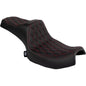 Drag Specialties Predator III Seat 0810‑2468 Double Diamond Red Stitch for Indian Challenger / Chieftain PowerPlus