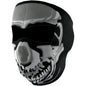 ZAN Headgear Neoprene Full Face Mask Windproof Adult One Size Nylon Bound Edges Hook Loop Closure Helmet Compatible Adventure Street Off Road Choose Design