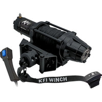 KFI AS‑50WX 5000 lb Assault Wide‑Spool Winch Kit – Synthetic Cable – Dash Rocker Switch, Remote & Contactor – ATV / UTV / SxS
