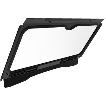Moose Offroad 2317‑0516 Glass Windshield for Kawasaki Mule PRO‑FX and PRO‑FXT with powder‑coated frame, rubber gasket seal, and dual sliding vents